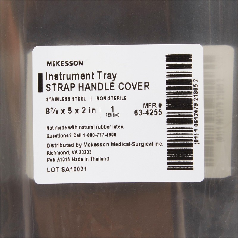 McKesson Instrument Tray, Strap Handle, 8 7/8 Inches, McKesson Brand