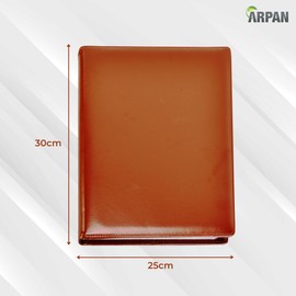 Arpan A4 Brown Professional Display Presentation Book 48 Pocket (96-Side) Portfolio Folder