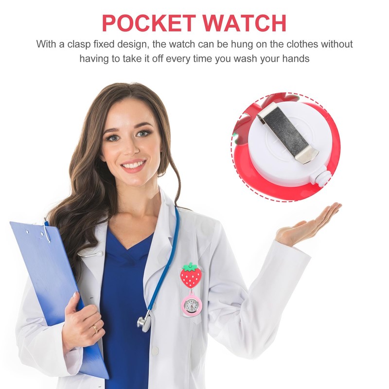 Gatuida 2 Pcs Fob Watch Set, Creative Stretchable Pocket Watches