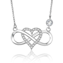 Aventia Infinity Heart Necklace