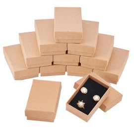 BENECREAT 24 Pack Gift Box Rectangle Wrapping Box Accessory Box Jewelry Storage Box Ring Earrings Necklace Gift Box