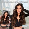 KooKaStyle Clip in Hair Extensions for Women,7PCS 20 Inch Dark