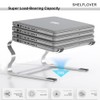 SHELFLOVER Laptop Stand Aluminum Alloy Material, Detachable PC Stand Notebook