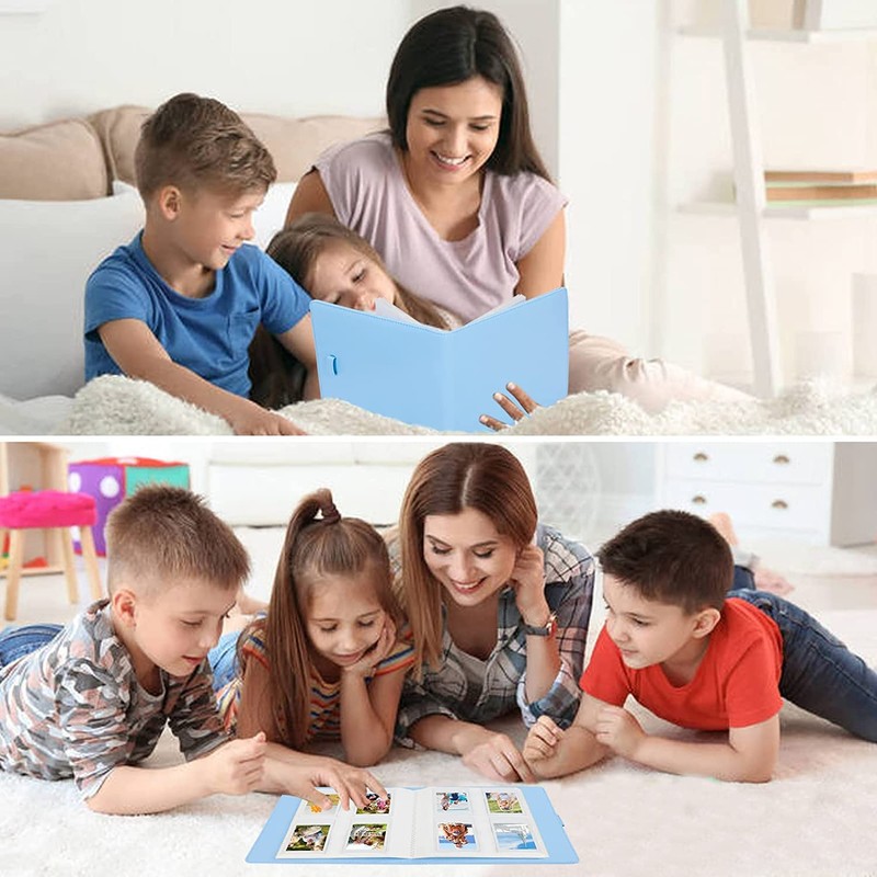 256 Pockets Mini Photo Album with Camera Case for Instax