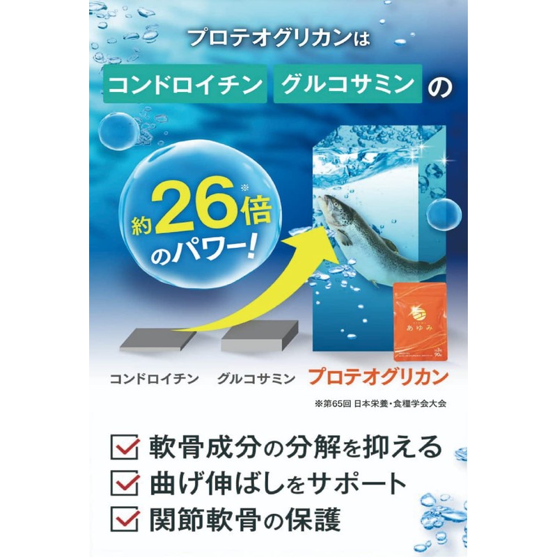 Sakura Forest Knee Joint Supplement, Ayumi, Proteoglycan, Supports Knee Bending,