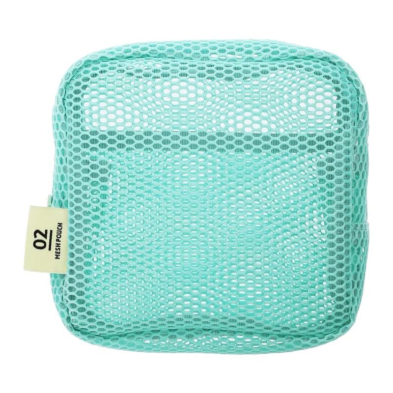 Square Pouch Mesh Collection Marks MSH-PO07, light pink