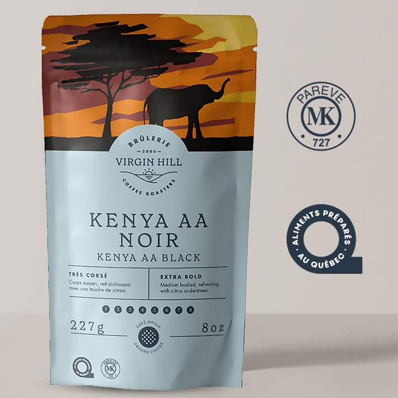 Virgin Hill Coffee - Kenya Black AA - Extra Bold