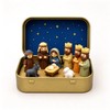 Mini Nativity Scene in a Metal Box – Portable Christmas