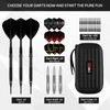 CyeeLife Professional Tungsten Softtip Dart Set, 18 g with 3
