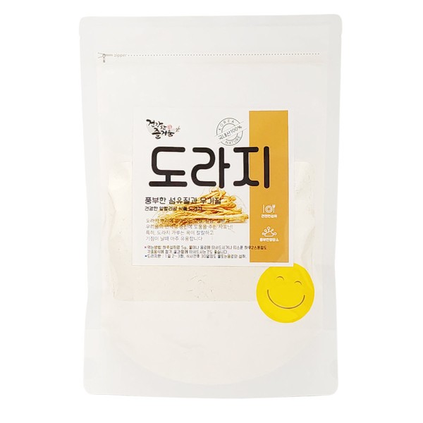 Bellflower root powder 300g (pouch) 100% domestic dried bellflower root powder / 도라지 분말 300g (파우치) 국내산 100% 건도라지 가루