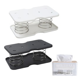 Leadigol 2Pcs Tissue Box Spring Support,Tissue Box Bottom Spring Support Tissue Box Holder,Napkin Dispenser Organizer