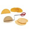 LABRIMP Stainless Steel Pizza Tongs Food Tongs for Serving Multi-use