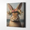 Spiffing Prints Beachside Beasts – Rabbit with Flowers – Cute