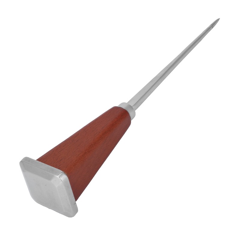 Ice Pick Stainless Steel Ice Pick with Wood Handle Bartender