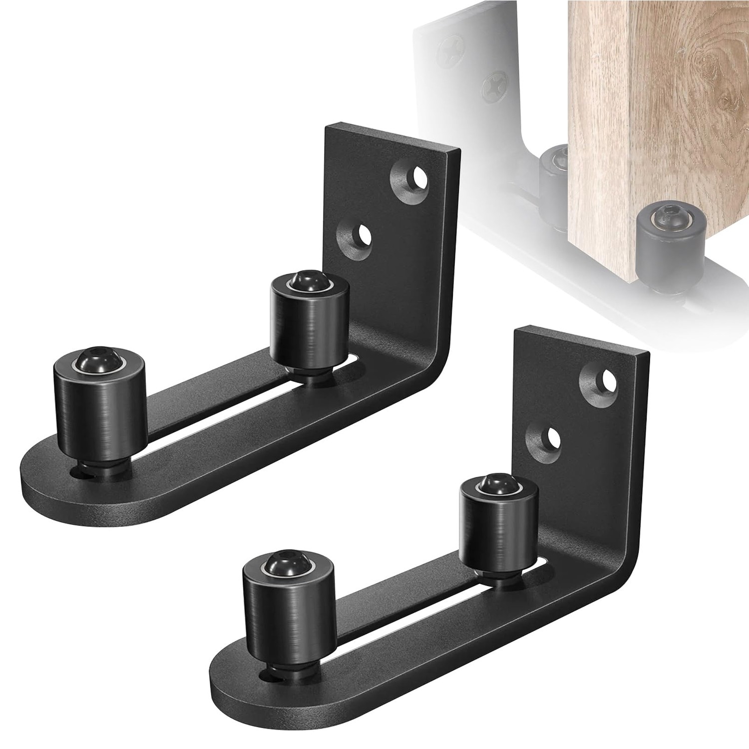 Nizirioo 8-in-1 Sliding Door System Sliding Door Rail Floor Guide ...