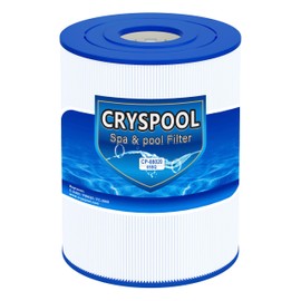 Cryspool® 08020 Filter Compatible with Watkins 31114, Hot Spot Spa Filter, C-8465, FC-3960, 71827, 71828, Watkins 65 Sq. Ft Spa Filter Cartridge, 1 Pack