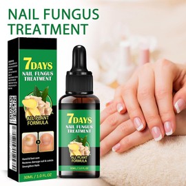 2pcs Toenail Fungas Treatmant Extra Strength - 7 Days Ginger Nail Treatmant Nail Care, Nail Nutrient Strengthener Ginger Nail Growth Oil for Natural Shine