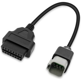 Alchiauto 6pin 6 pin OBD-Motorrad kabel 6poliger Diagnose-Motor adapter CAN OBD2 OBDII Diagnose stecker für BRP Moto ATV UTV Motor