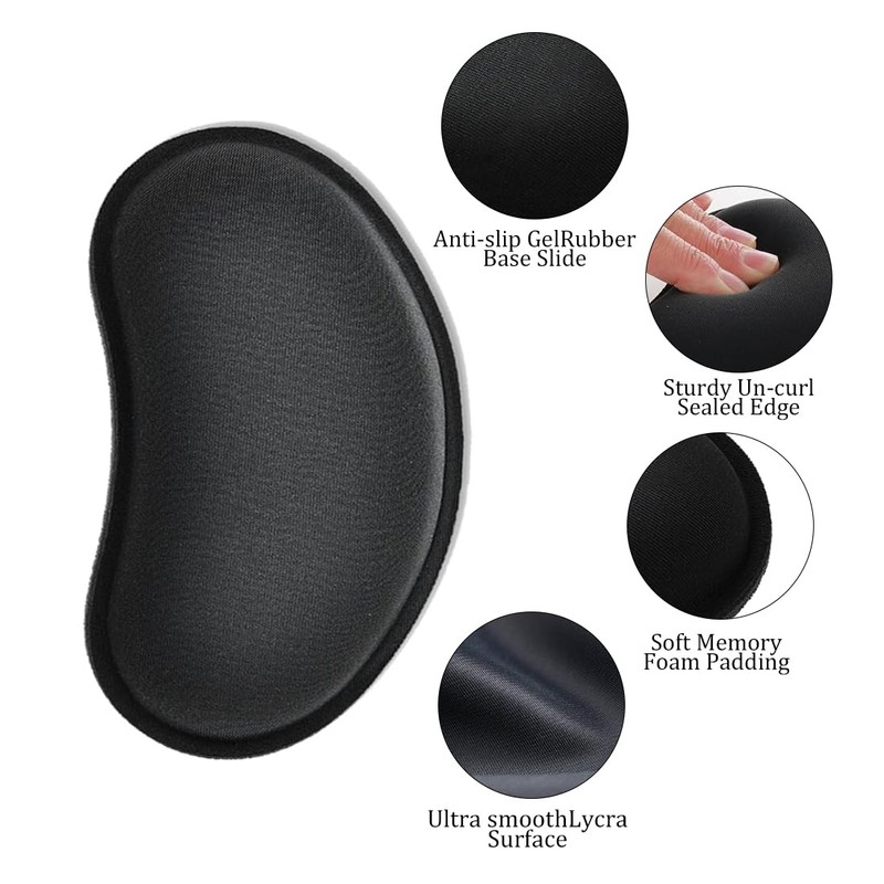 AOEVUIR 1 x Mouse Wrist Rest with Memory Foam Ergonomic