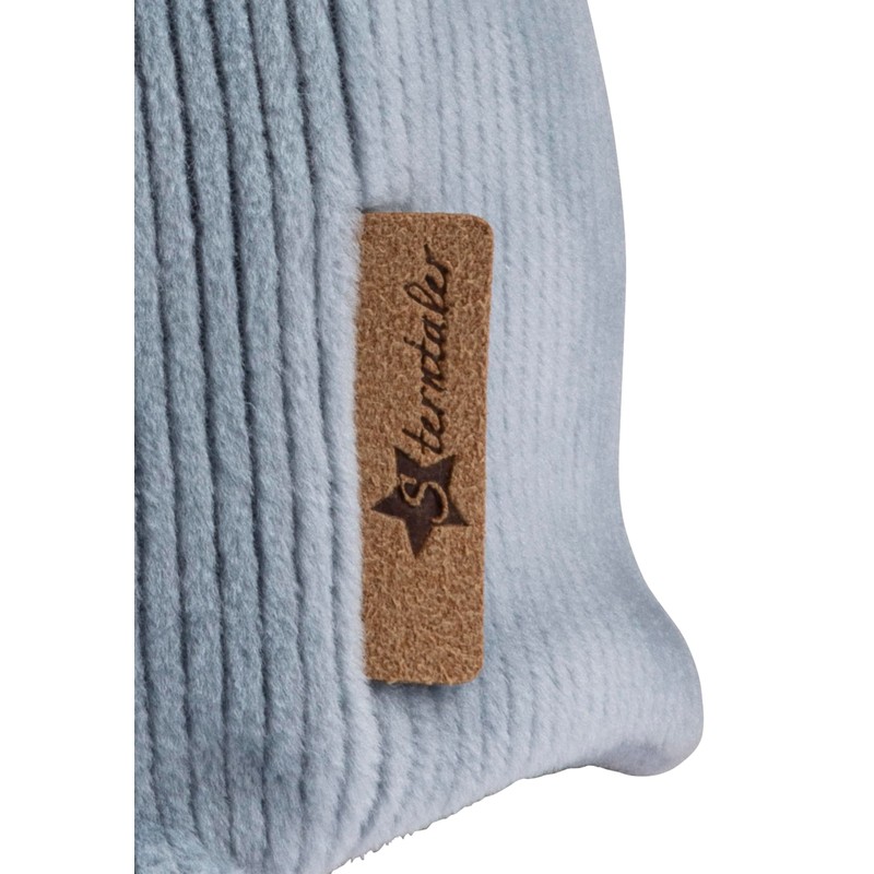 Sterntaler Unisex Beanie Cord Look Without, blue