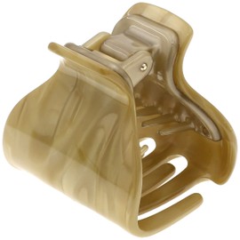 Camila Paris CP3263 French Hair Clip for Women for Long Curly Wavy Hair, Beige, Girls Hair Claw Clips Jaw Fashion Styling Hair Accessories for Women, Strong Hold No Slip Grip, Made in France