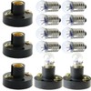 MEETOOT Set of 10pcs Screw Mini Bulb 2.5V and 5pcs