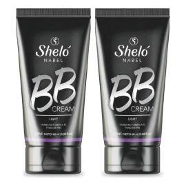 2 Piezas Bb Cream Sheló Con Elastina Colágeno Tono A Tono Light                                                                                       