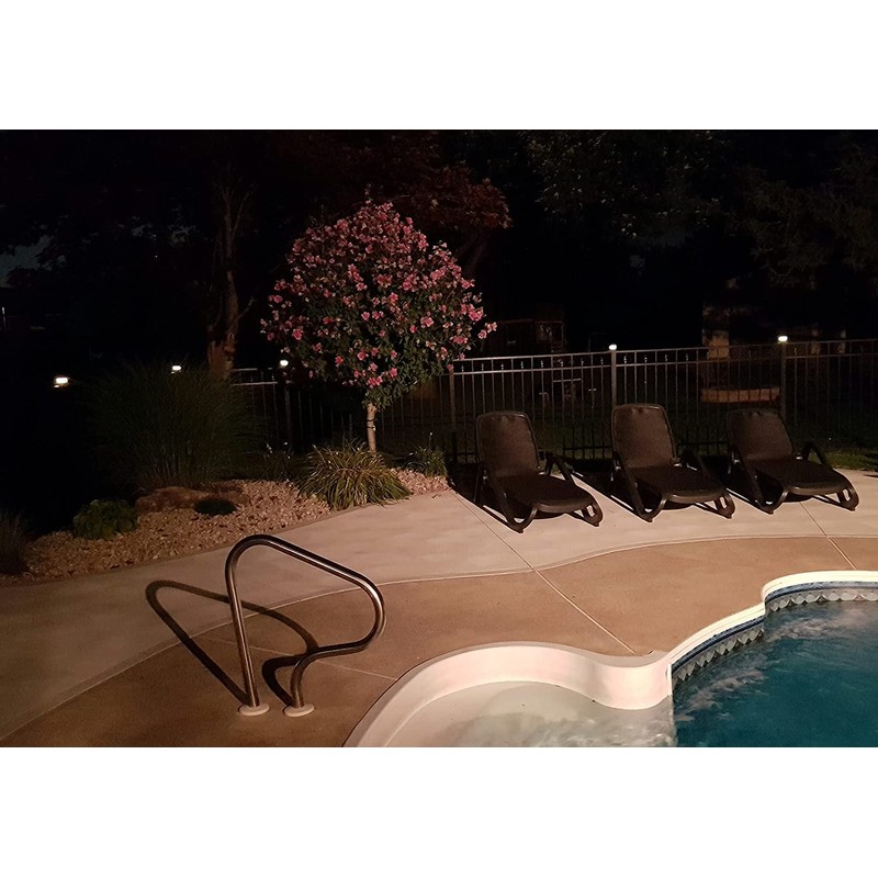 FTCIY Solar LED 2In x 2In(5cm x 5cm) Fence Post