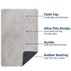 LEEGAWU Bath Mat-Rubber Backing Non SlipThin Bathroom Rugs Fit Under