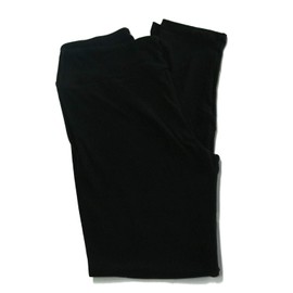 Lularoe Kids Large/X-Large Solid Leggings (LXL) Fits Kids Pant Size 7-12 (Black - 000)