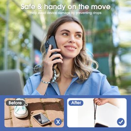 FrgKbTm Hand Wrist Strap Lanyard, 8 Pcs Adjustable Nylon Colorful for Mobile Phone, Camara, Keys, USB Flash Drive, Wallet, ID Name Tag Badge, Mp3, Mp4, GoPro