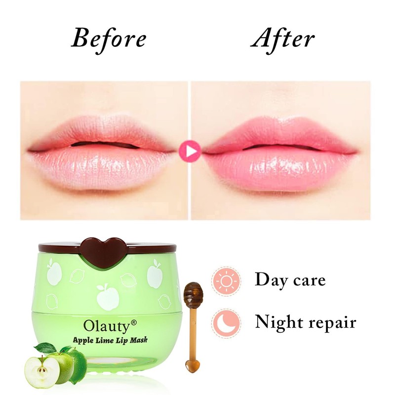 6 PCS Bee Lip Balm Honey Pot, Strawberry & Watermelon