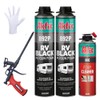 Akfix 892P Black Spray Foam Sealant Kit (2x24oz)- UV Resistant