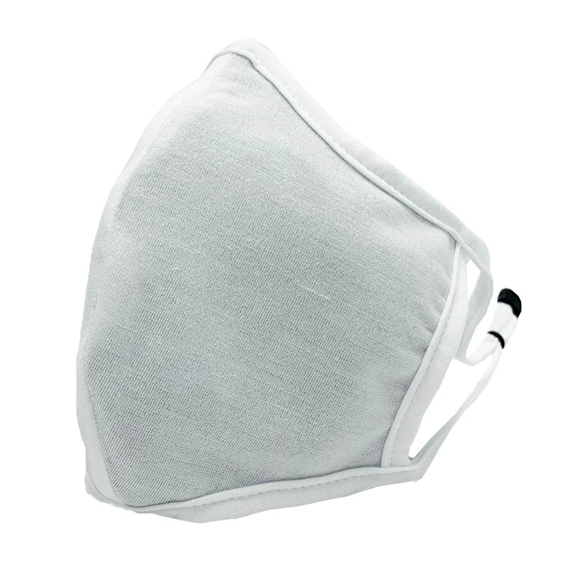 ZERO-FACTORY [COOL MAX] [White] Washable Summer Mask, Contact Cooling Protection,