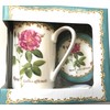 Kent Pottery 2PC Mug With Matching Lid - Rosa Gallica