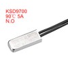 sourcing map KSD9700 Thermostat 90°C N, O 5A Metal Bimetal