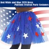 DMLBC Women USA Red White and Blue Star Tutu 4th