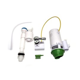 2 INCH DUAL FLUSH QUICK CONNECT VALVE CONVERSION KIT, FILL VALVE AND OVERFLOW WATER CONSERVER - WITH HANDLE