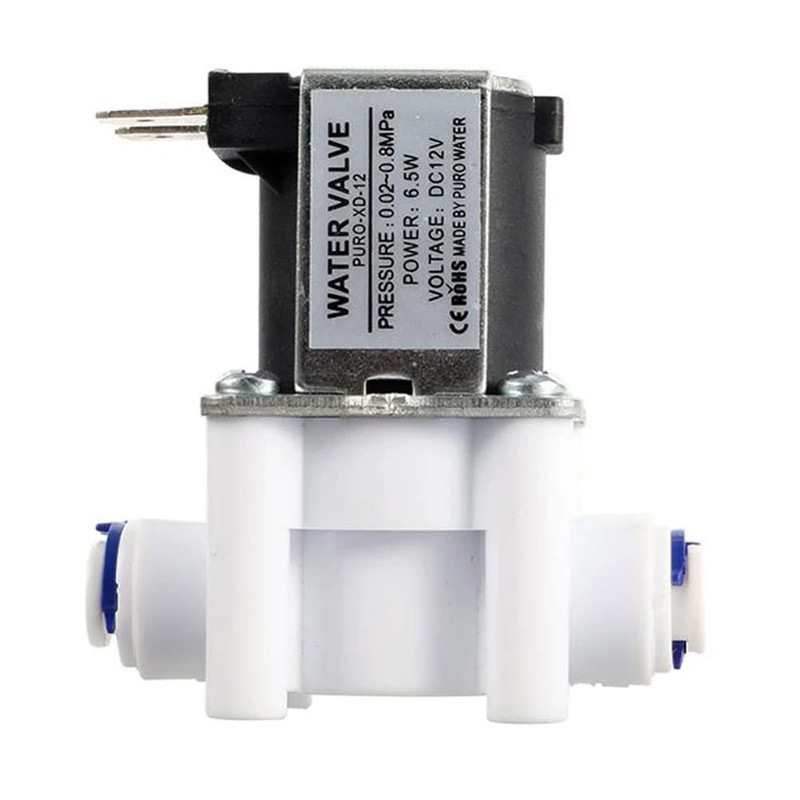 Metaland Water Inlet Solenoid Valve DC12V 1/4" Normally Closed for