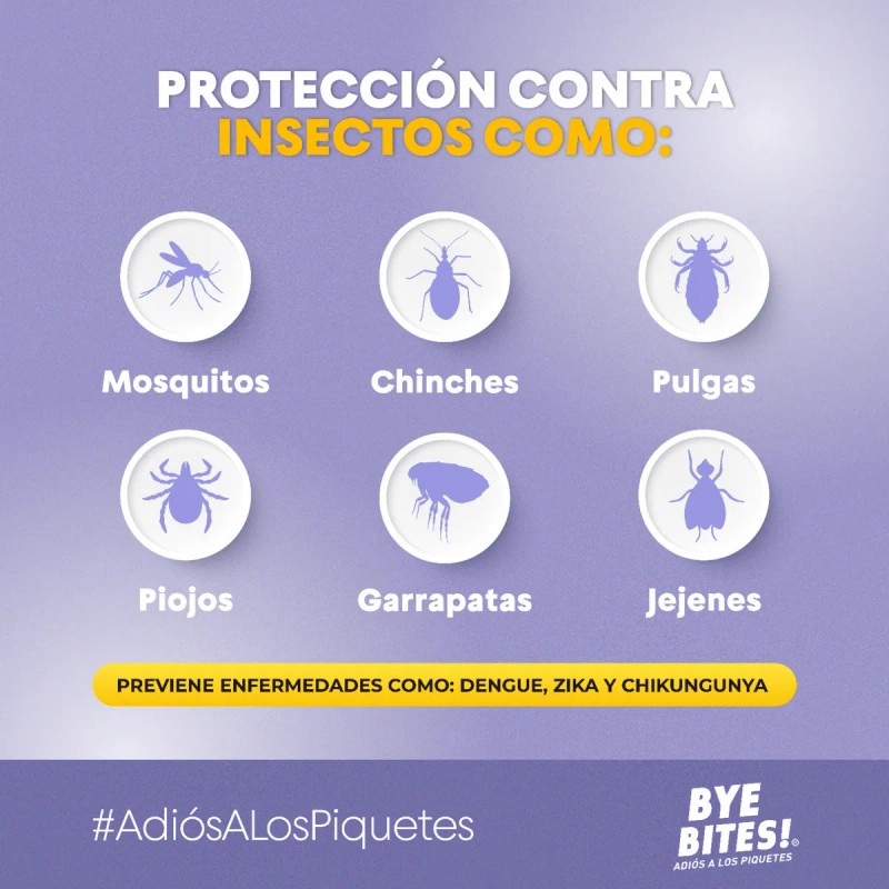 Bye Bites Repelente de Mosquitos NATURAL 130 ml Crema Repelente