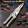 6-in-1 Multifunctional Wire Stripper Pliers for Electrical Work – Cutting,