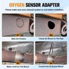 Car Wideband Oxygen Sensor Adapter Fit for 2-1/4"-2-1/2" Wideband Oxygen