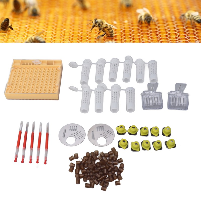 Plastic Queen Rearing System Beekeeping Queen Bee Rearing Grafting Kit