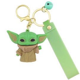PICAGER Mandalorian Baby Yoda Grogu The Child Keychain Backpack Hanger Merch