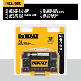 DEWALT DEWALT DWAX200 Security Screwdriving Set, 31-Piece