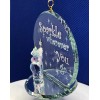 Unicorn Glass Ornament, Christmas Tree Hanging Ornament, Holiday Gift
