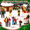 GW Box 8 Pcs Christmas Village People Figurines
