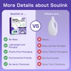 Soulink Lavender Laundry Detergent Sheets, 240 Loads - Eco-Friendly, Plant-Based,