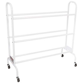 Ball Cart Wide Base (12 Balls), Color-White
