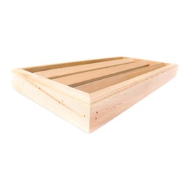 Miller Shingle Clear Cedar Foundation Vent with Louvers - 16 inch x 8 inch - 4 Pack
